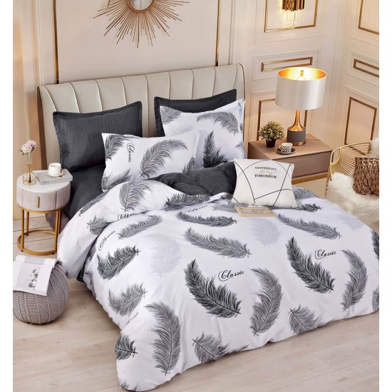 Lenjerie de Pat,cu ELASTIC,din FINET 6 Piese CFE-023