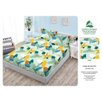 Husa saltea cu 2 fete de perna  BUMBAC FINET HJOJOC16